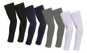 Kit 4 Pares De Manguitos Proteção Solar Ciclista Motoboy