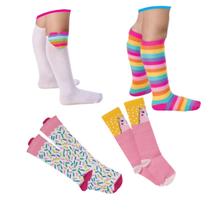 Kit 4 Pares De Meia Galocha Infantíl Galochita Kid Kit 4 Pares De Meia Galocha Infantíl Galochita Kid