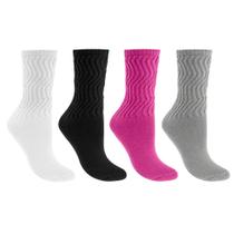 Kit 4 Pares de Meias Selene Aeróbica Cano Médio Feminino Kit 4 Pares de Meias Selene Aeróbica Cano Médio Feminino