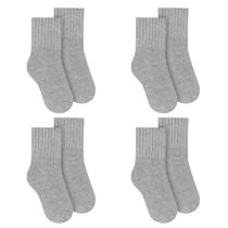 Kit 4 Pares de Meias Selene Básica Cano Médio Infantil Kit 4 Pares de Meias Selene Básica Cano Médio Infantil