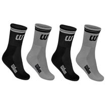 Kit 4 Pares de Meias Wilson Cano Longo Masculino Kit 4 Pares de Meias Wilson Cano Longo Masculino