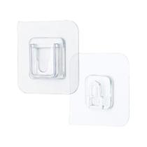 Kit 4 Pares Ganchos Adesivos Suporte Organizador Dupla-Face Extra Forte Kit 4 Pares Ganchos Adesivos Suporte Organizador Dupla-Face Extra Forte