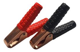 Kit 4 Pares Garra Jacare Pequena Clip P/cabo De Bateria 50a Kit 4 Pares Garra Jacare Pequena Clip P/cabo De Bateria 50a