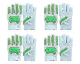 Kit 4 Pares Luva De Vaqueta Anti Impacto Segurança Epi Ca Pedreiro Cosntrução Jardinagem Valcan Kit 4 Pares Luva De Vaqueta Anti Impacto Segurança Epi Ca Pedreiro Cosntrução Jardinagem Valcan