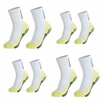 Kit 4 Pares Meia Socks Antiderrapante Futebol Contra Torções Kit 4 Pares Meia Socks Antiderrapante Futebol Contra Torções