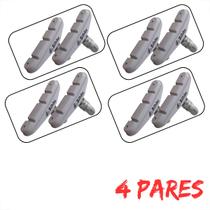 Kit 4 Pares Sapatas VBrake 70mm MTB Aro 26 Bicicleta Freio VOribital Kit 4 Pares Sapatas VBrake 70mm MTB Aro 26 Bicicleta Freio VOribital