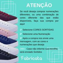 Kit 4 Pares Tênis Feminino Casual Básico Sapatenis Leve K129