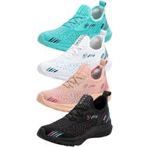 Kit 4 Pares Tênis Feminino de Academia Caminhada Combo