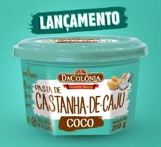 Kit 4 pasta de castanha de caju com coco 200g