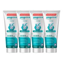 Kit 4 Pasta de Dente Gel Dental Sensitive Plus 90g Creme Dental Sensíveis Dentalclean Kit 4 Pasta de Dente Gel Dental Sensitive Plus 90g Creme Dental Sensíveis Dentalclean