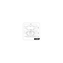 Kit 4 Pastilha Freio Diant Gm Omega 1995 a 1998 Suprema