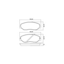 Kit 4 Pastilha Freio Diant Hyundai Genesis 3.8 V6 2008 S