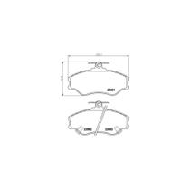 Kit 4 Pastilha Freio Diant Hyundai H100 H150 H200