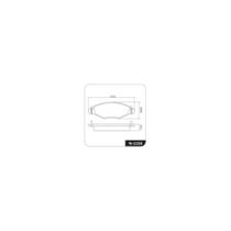 Kit 4 Pastilha Freio Diant Peugeot 206 1.6 8v 2000 a 2002