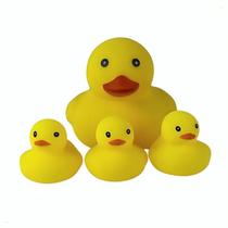 Kit 4 Patinhos Brinquedo Infantil Para Banho Mae E Filhos - Castela