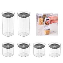 Kit 4 Pçs 150Ml E 2 Pçs 340Ml Potes Porta Tempero Condimento