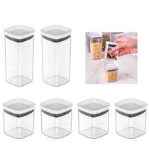 Kit 4 Pçs 150Ml E 2 Pçs 340Ml Potes Porta Tempero Condimento