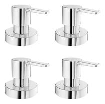 Kit 4 Pcs Acabamento Registro Docol Gali Base Deca 1/2 3/4 1 Kit 4 Pcs Acabamento Registro Docol Gali Base Deca 1/2 3/4 1
