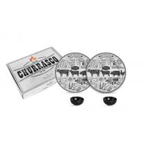 Kit 4 pcs acervo churrasco em ceramica alleanza Kit 4 pcs acervo churrasco em ceramica alleanza