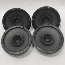 Kit 4 Pçs Alto Falante Bravox Full Range F6 6 30w 8 Ohms Preto