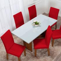 Kit 4 Pçs Capa Protetora de Cadeira 4 Lugares Malha Gel Ajustável Kit 4 Pçs Capa Protetora de Cadeira 4 Lugares Malha Gel Ajustável