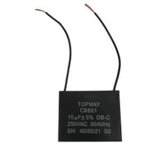 Kit 4 pçs - capacitor de partida acv 15uf x 250v - 15uf x 250vac