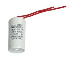Kit 4 pçs capacitor de partida acv 9uf x 250v - 9uf x 250vac - cbb60 Kit 4 pçs capacitor de partida acv 9uf x 250v - 9uf x 250vac - cbb60