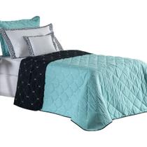 Kit 4 Pçs Cobre Leito Solteiro Renove Hipercal 400 Fios Dupla Face Bordado Kit 4 Pçs Cobre Leito Solteiro Renove Hipercal 400 Fios Dupla Face Bordado