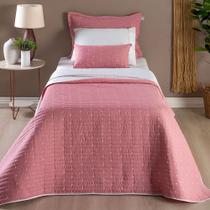 Kit 4 Pçs Cobre Leito Solteiro Urbany Hipercal 400 Fios Bordado