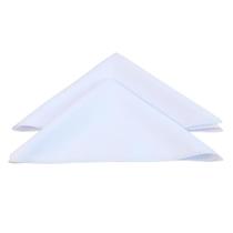 Kit 4 Pçs Guardanapo 4 Lugares Basic 35x35cm Liso Tecido Oxford Variação:Branco Kit 4 Pçs Guardanapo 4 Lugares Basic 35x35cm Liso Tecido Oxford Variação:Branco