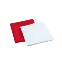 Kit 4 Pçs Guardanapo 4 Lugares Classic Tecido Oxford Maquinetado 43x43cm com Bainha Vermelho Kit 4 Pçs Guardanapo 4 Lugares Classic Tecido Oxford Maquinetado 43x43cm com Bainha Vermelho