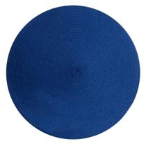 Kit 4 Pçs Lugar Americano Manaus Redondo 38cm Azul Niazitex Kit 4 Pçs Lugar Americano Manaus Redondo 38cm Azul Niazitex