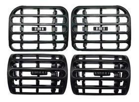 Kit 4 Pçs Tela Grade Difusor Saída Ar Painel Clio 2000-2016