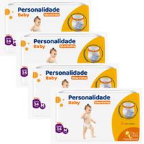 KIT 4 PCT Fralda Descartável Personalidade Baby Shortinho - todos tamanhos