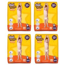 Kit 4 PCT Fralda Descartável Piquitucho Mega - Todos os tamanhos Kit 4 PCT Fralda Descartável Piquitucho Mega - Todos os tamanhos