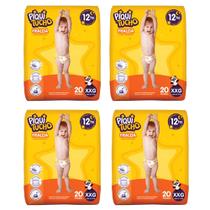 Kit 4 PCT Fralda Descartável Piquitucho Mega - Todos os tamanhos