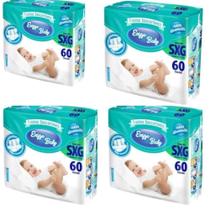 KIT 4 PCT Fraldas Descartáveis Atacado Barato Enzzo Baby Pacotão Todos os tamanhos