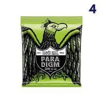 Kit 4 pctes cordas 010-046 p/ guitarra regular slinky p02021 ernie ball Kit 4 pctes cordas 010-046 p/ guitarra regular slinky p02021 ernie ball