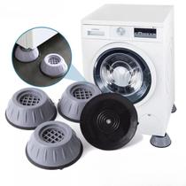 Kit 4 Pé Máquina Lavar Almofada Anti Vibração Suporte