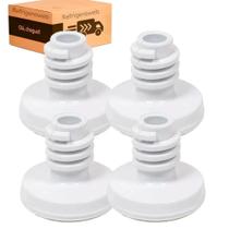 Kit 4 Pé Nivelador Compativel Lavad Brastemp Consulw10658798