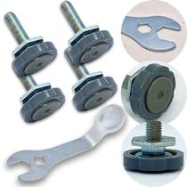 Kit 4 Pé Nivelador Lava Seca Original Samsung DC97-14293B