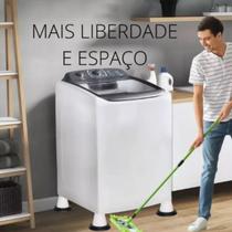 Kit 4 Pé Nivelador Lavadora Electrolux Menos Barulho