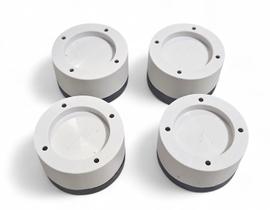 Kit 4 Pé Nivelador Universal Borracha Maquina Lavar Fogão Kit 4 Pé Nivelador Universal Borracha Maquina Lavar Fogão