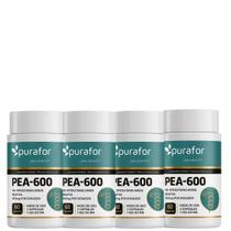 Kit 4 Pea 600 Palmitoiletanolamida 600mg 60 Capsulas Pea Bioativa Antiinflmatorio Natural Suplemento Kit 4 Pea 600 Palmitoiletanolamida 600mg 60 Capsulas Pea Bioativa Antiinflmatorio Natural Suplemento