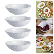 Kit 4 Peça Bowl Opalina Saladeira Tigela Pote Cumbuca 1800ml