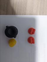 Kit 4 Peças: 2 Pontas Bico Leque N.02 F110 Laranja, 1 Peneira e 1 Porca de Haste do Pulverizador Inox Kit 4 Peças: 2 Pontas Bico Leque N.02 F110 Laranja, 1 Peneira e 1 Porca de Haste do Pulverizador Inox