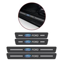 Kit 4 Peças Adesivo Soleira De Porta Carro Modelo Ford Kit 4 Peças Adesivo Soleira De Porta Carro Modelo Ford