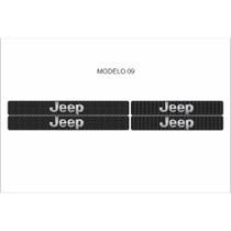 Kit 4 Peças Adesivo Soleira de Porta Carro Proteção Fibra de Carbono Anti Arranhões Varios Modelos MARCAS:JEEP Kit 4 Peças Adesivo Soleira de Porta Carro Proteção Fibra de Carbono Anti Arranhões Varios Modelos MARCAS:JEEP
