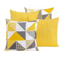 Kit 4 peças almofadas cheias decor Kit 4 peças almofadas cheias decor