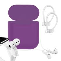 Kit 4 Peças Case Segurador Fio Compatível Com AirPods 1 e 2